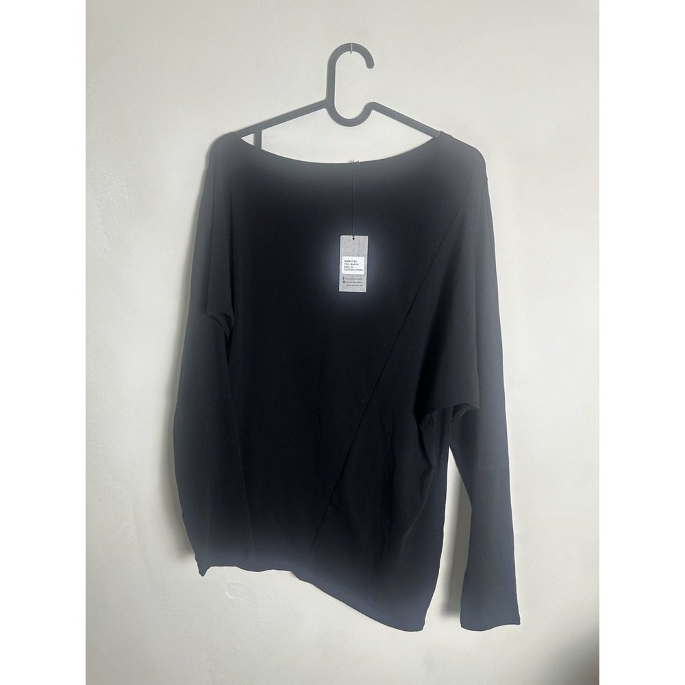 M X Matthildur Women's Sz. XL Asymmetrical Top In Black NWT